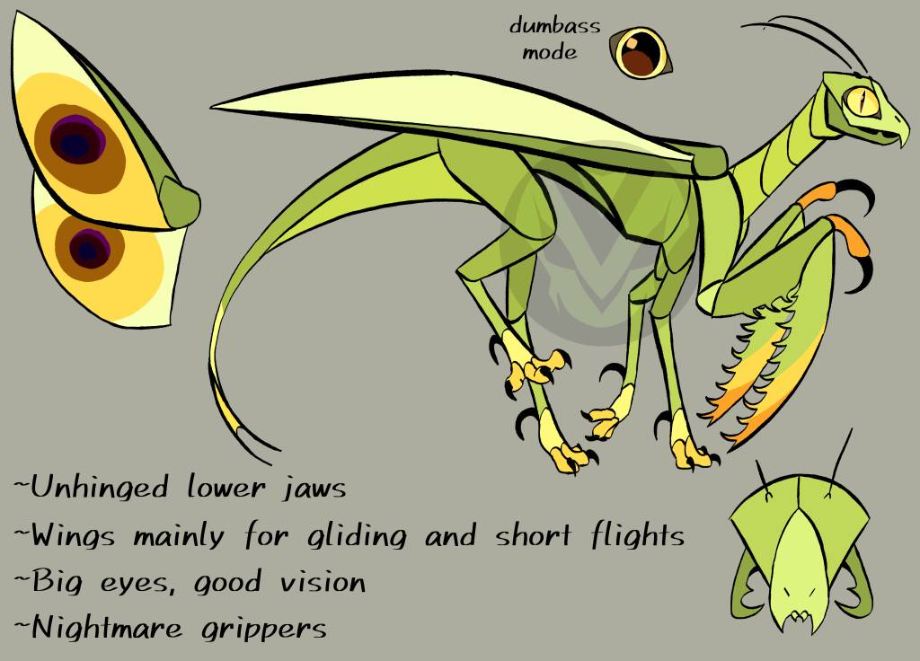 Preying Mantis Dragon by ViperFangStudios on DeviantArt