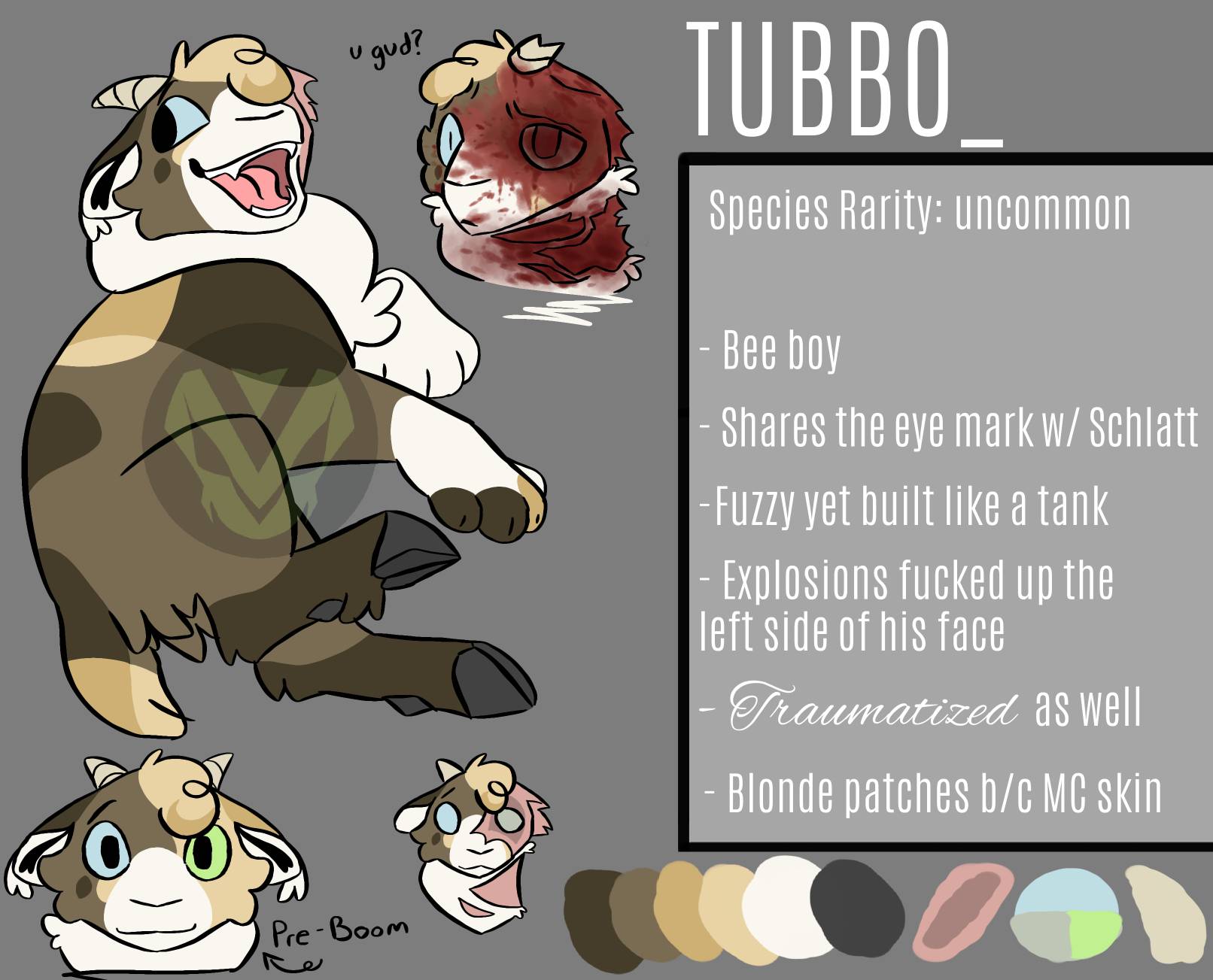 Tubbo Character Design by Grimmijaggers on DeviantArt