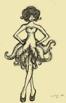 Octopus Pin Up