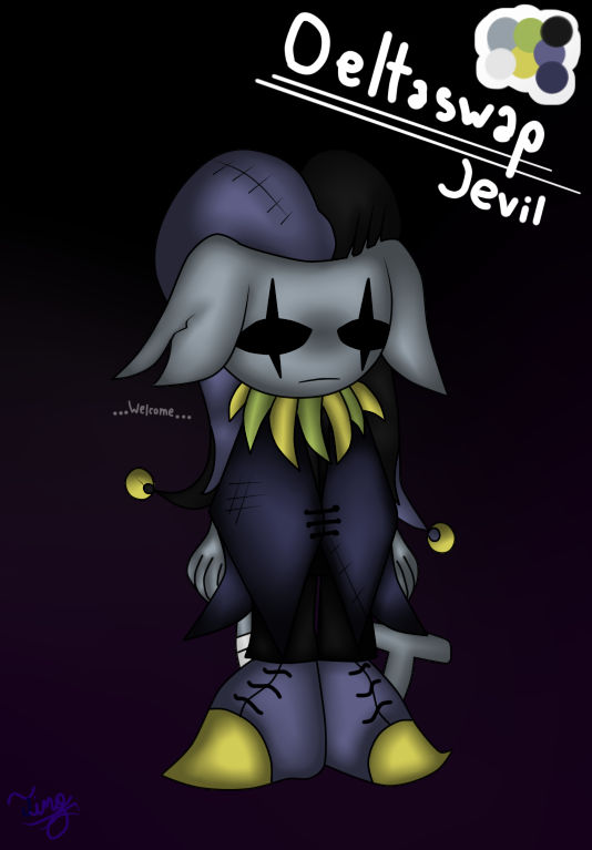 Deltaswap Jevil by Ingrid-SWEET on DeviantArt
