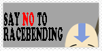 No to Racebending Stamp