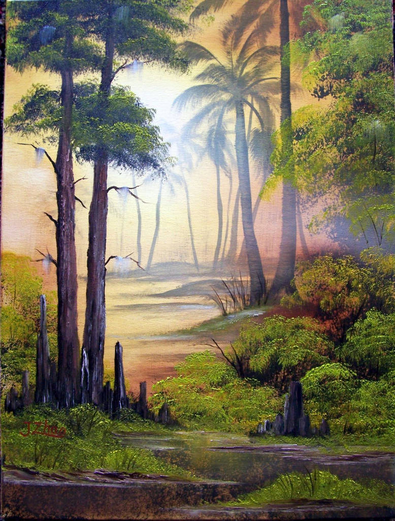 Bob Ross Oil Painting Class by sosyalinsan on DeviantArt