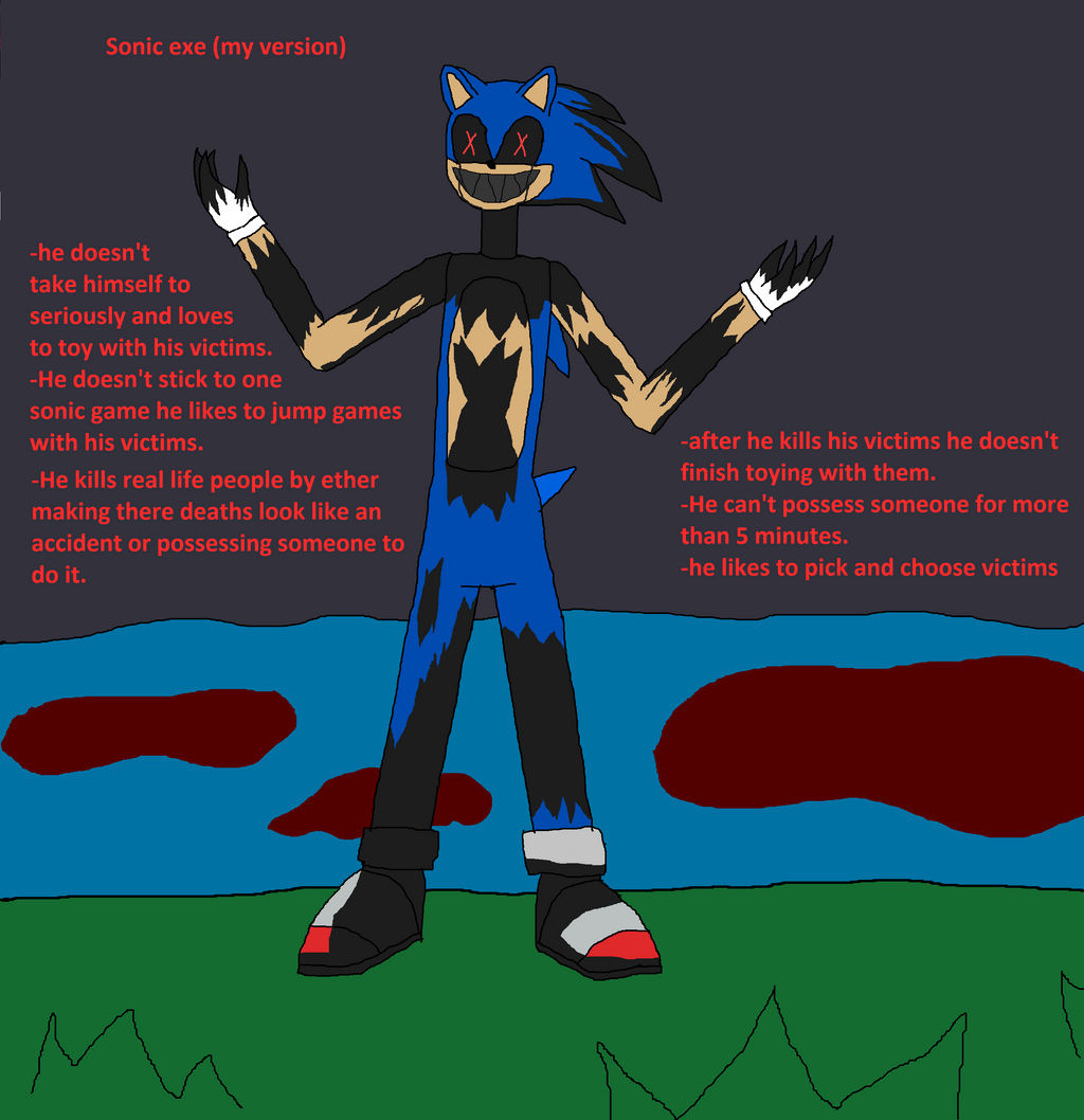 Sonic Exe My Version By Deltaheartsstuff On DeviantArt