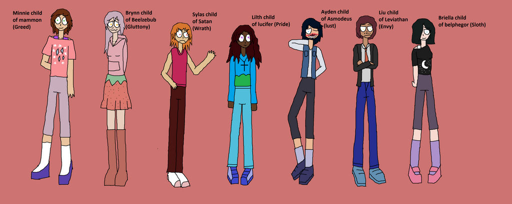 children of the seven princes (human form) by Deltaheartsstuff on ...