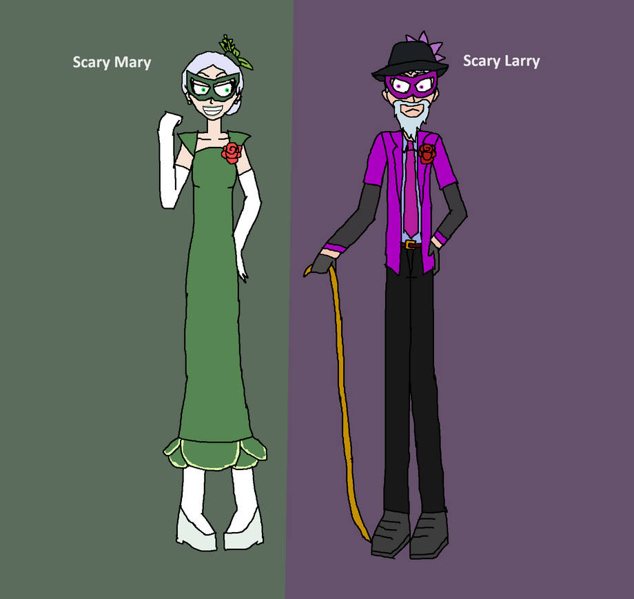 Scary Larry And Scary Larry (Break in) by Deltaheartsstuff on DeviantArt