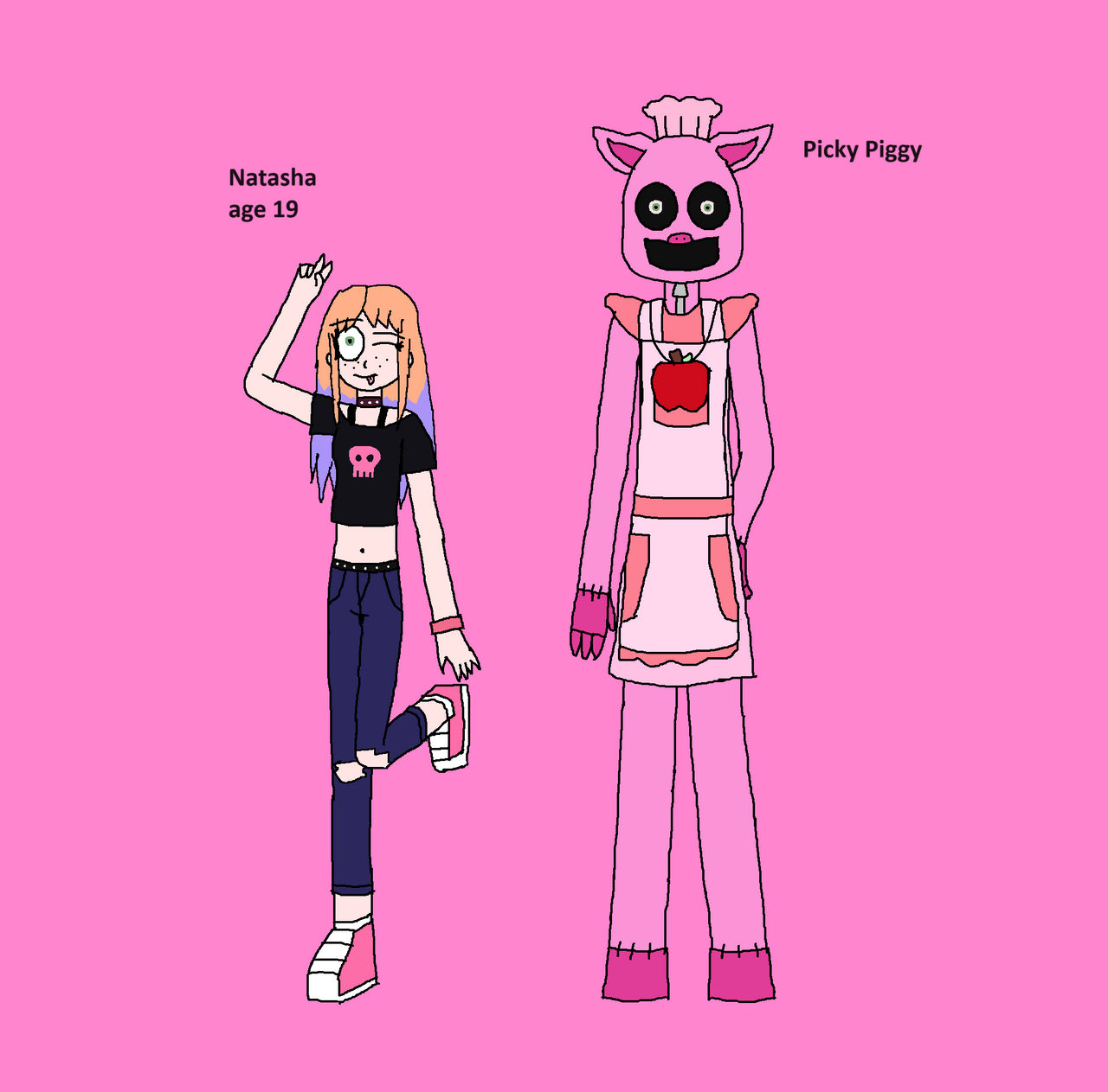 Picky Piggy (poppy playtime au) by Deltaheartsstuff on DeviantArt