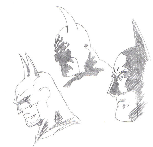 Batman Back Profile batman profiles by Lawmandave on DeviantArt