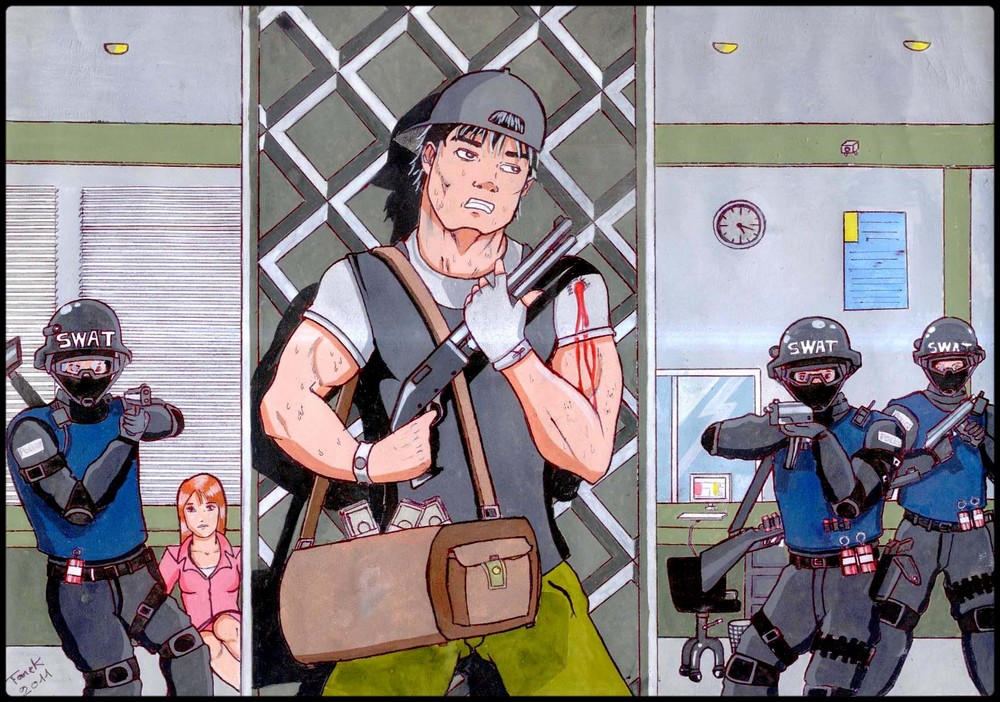 Deviantart Robber SWAT vs Robber by marocano on DeviantArt