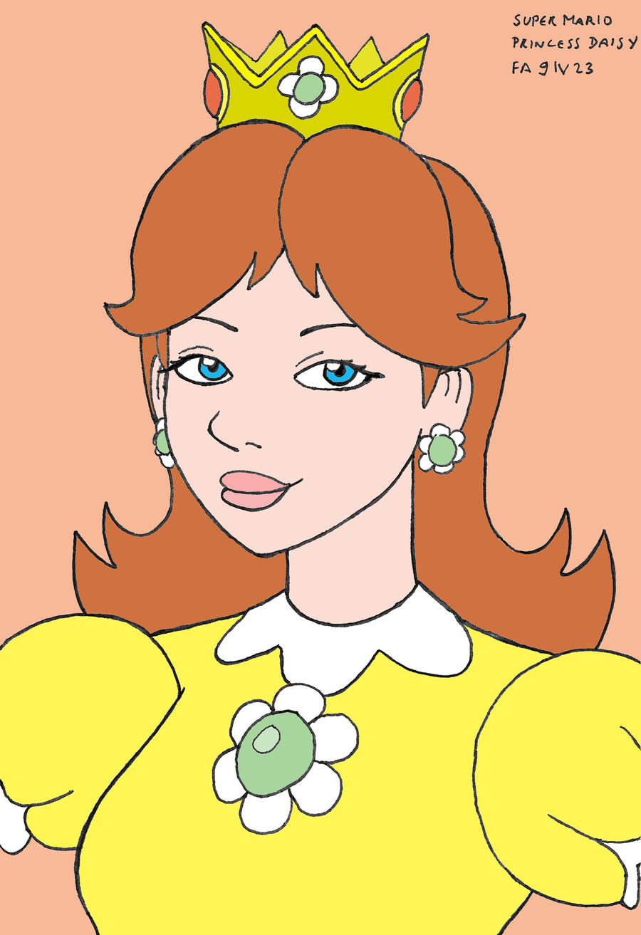 Super Mario Princess Daisy by FFF66 on DeviantArt