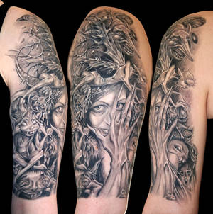 Faeries Tattoo by nataliaborgia Faeries Tattoo by nataliaborgia