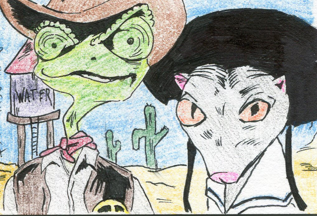 Rango sketch card by TonyPereira on DeviantArt