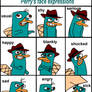 Perry's face expressions