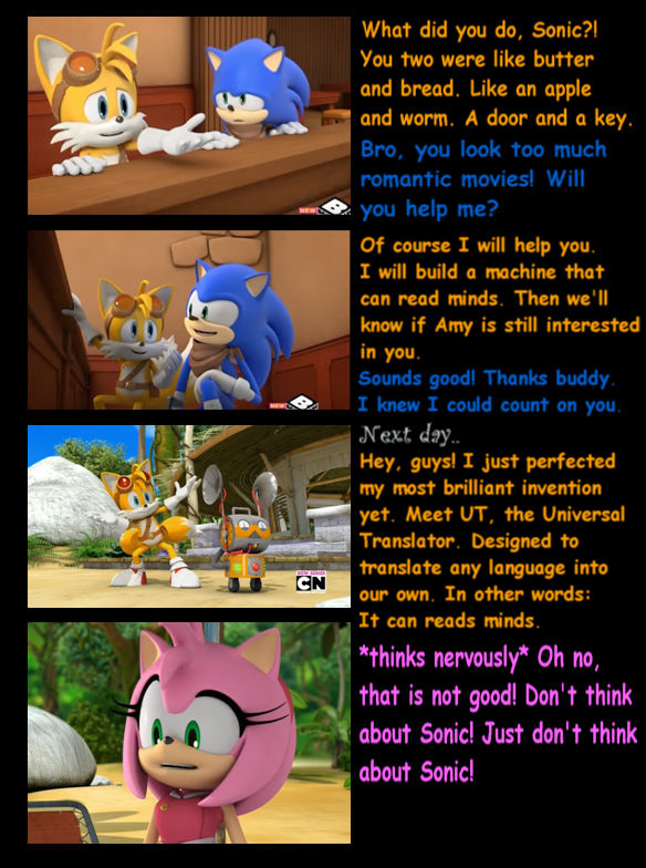 CGMayra — Sonamy boom how sonic found out that he liked amy