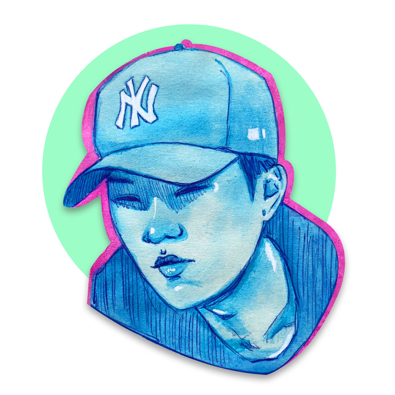 Pen sketch | Sticker by MBers on DeviantArt