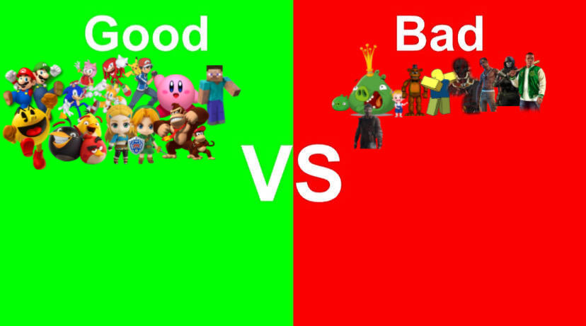 Good VG Characters vs Bad VG characters by JDFitz197 on DeviantArt