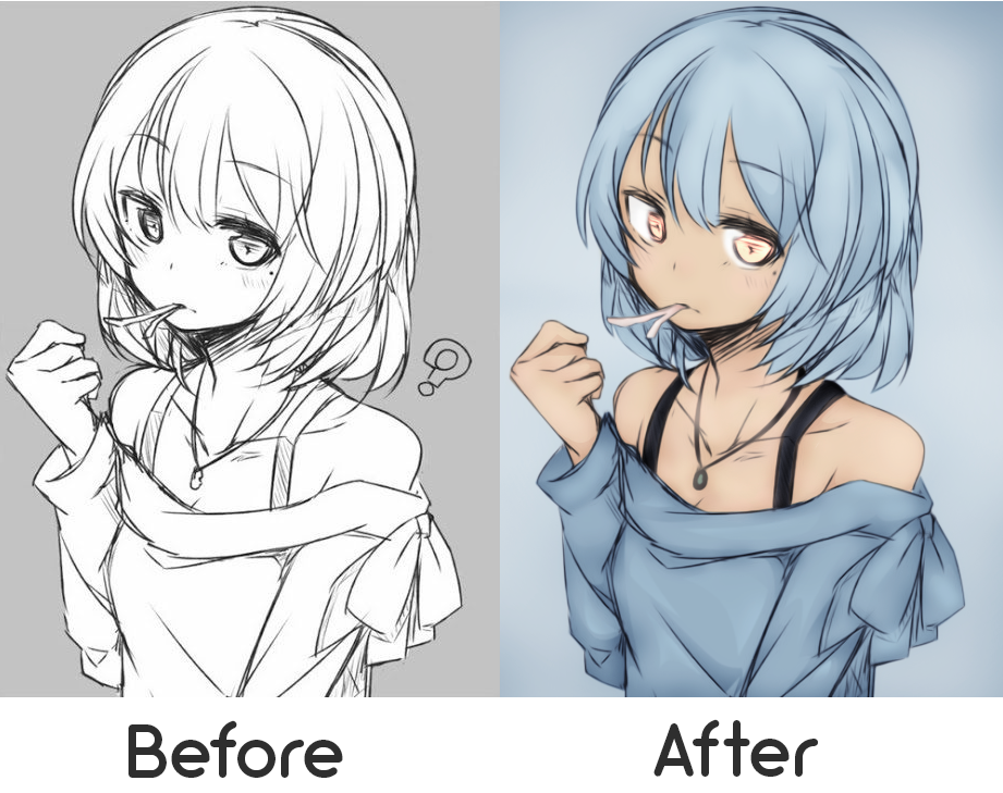 Sketch Color - Anime Girl #5 by Kiyoshi-sempai on DeviantArt Sketch Color - Anime Girl #5 by Kiyoshi-sempai on DeviantArt