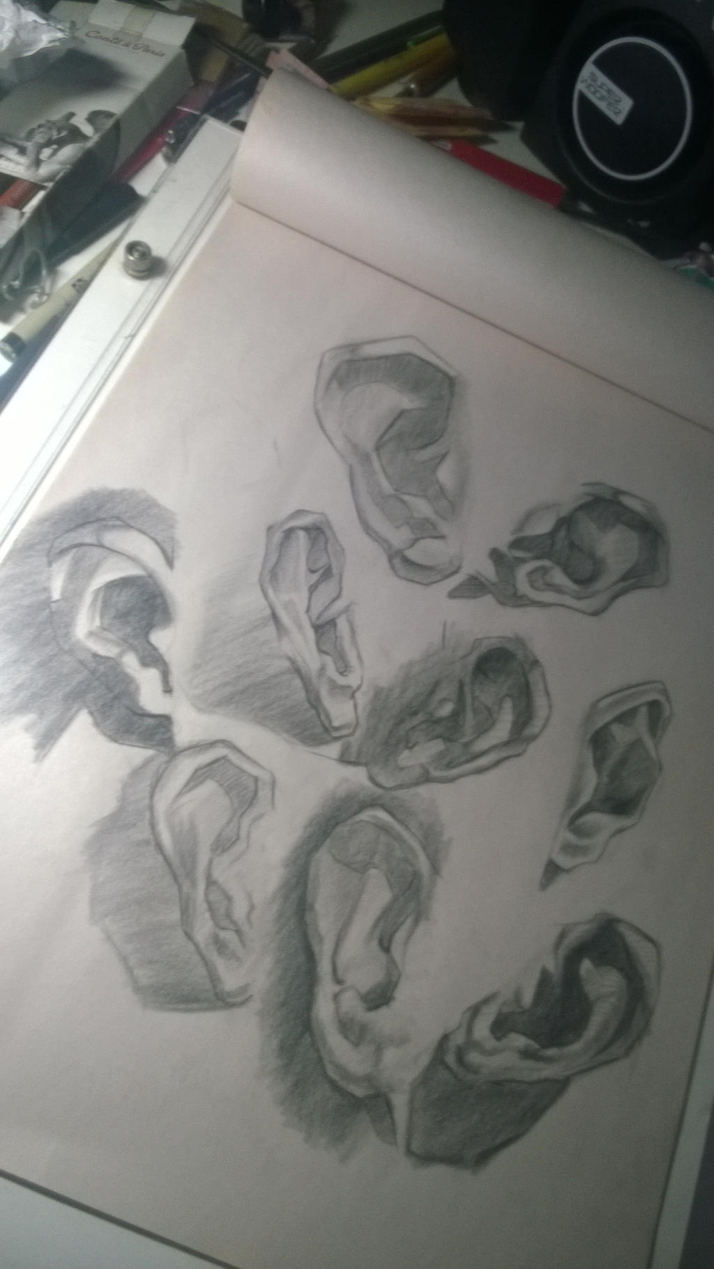 Study Ears by Alexdsouza on DeviantArt