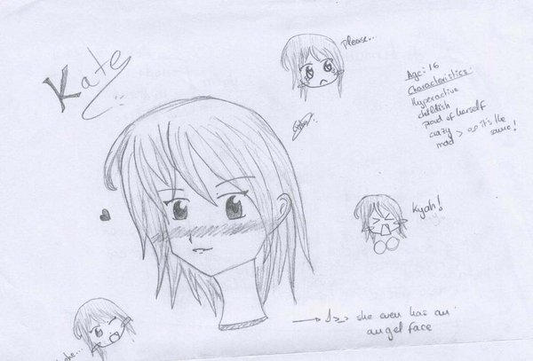 Kate sketches by Ginnza on DeviantArt