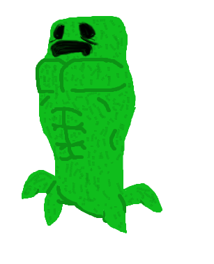 My take on a minecraft creeper