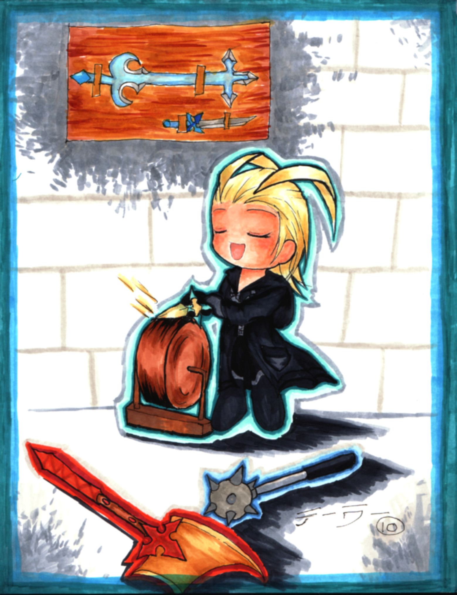 Chibi Larxene- We Love Torture