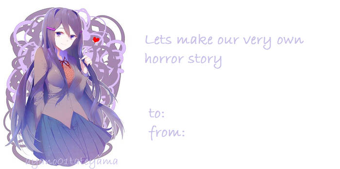 Yuri Valentines Card
