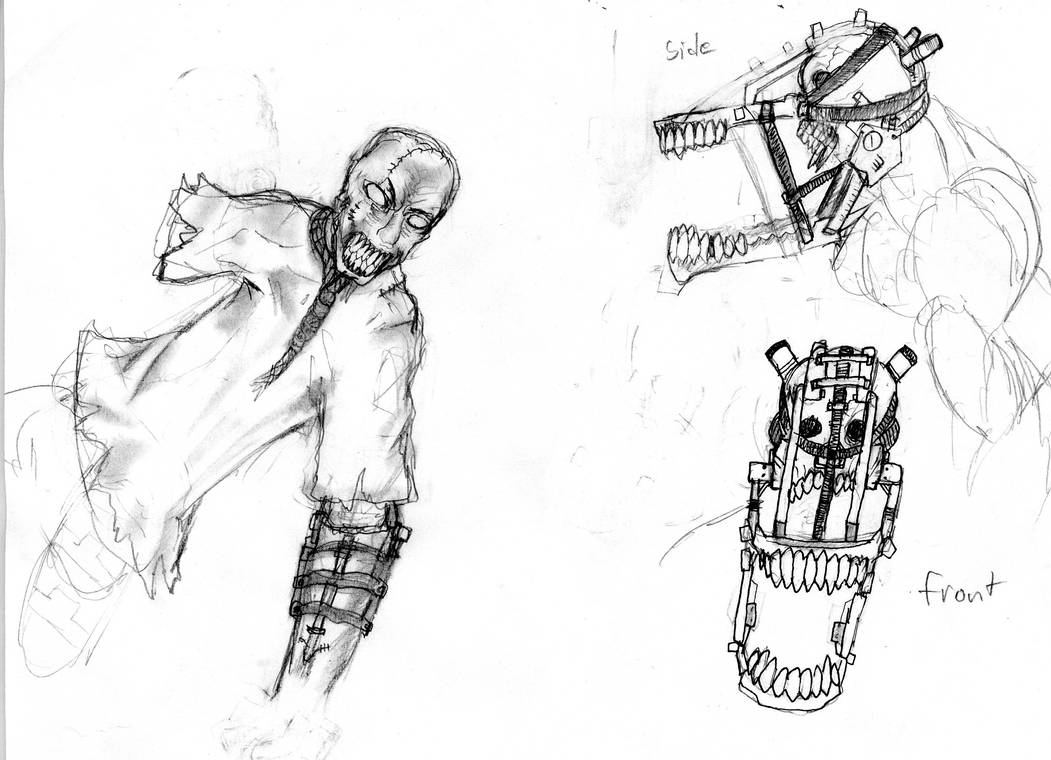 Asylum Victim and Machine face by Iron-Fox on DeviantArt