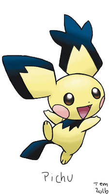 Pichu (Digital Art!)