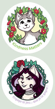 Feline stickers