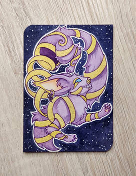 ACEO - Cheschire Night