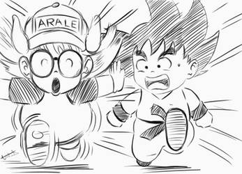 Goku, Arale