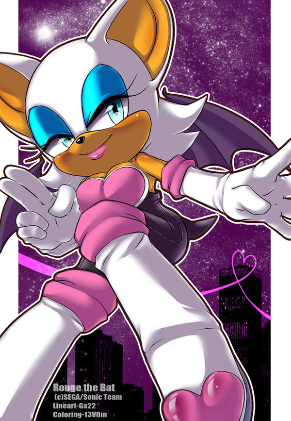 Deviantart Rouge Cream Collab Rouge by 13VOin on DeviantArt