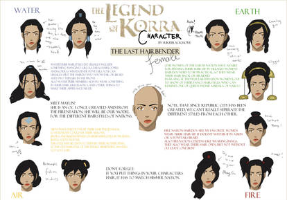 Legend of Korra Character: Hairbending female