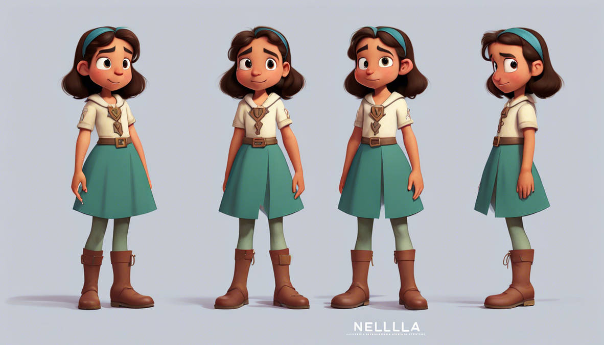 10 year old Carla from Nella the Princess Knight C