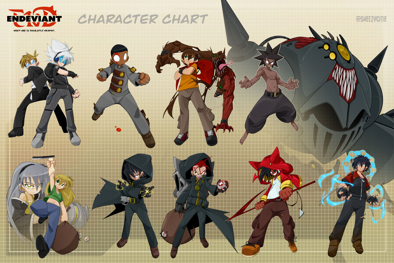 ENDeviant Character Chart NEW by bigsheezy on DeviantArt