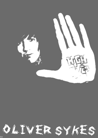 Oliver Sykes Vector Portret | BM