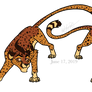 Cheetah characters - 2nd attempt colored