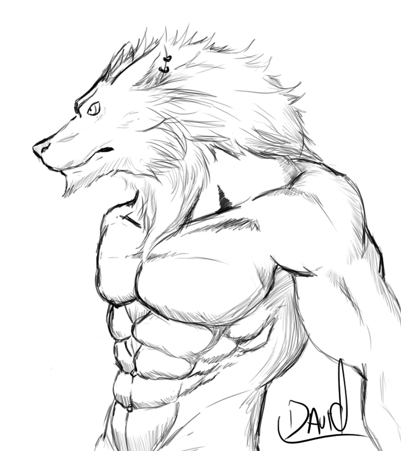 Lycan Bnw By Wolfthings On Deviantart