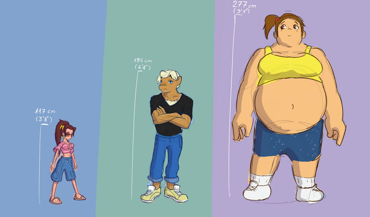 OC height chart by MrSpoon on DeviantArt