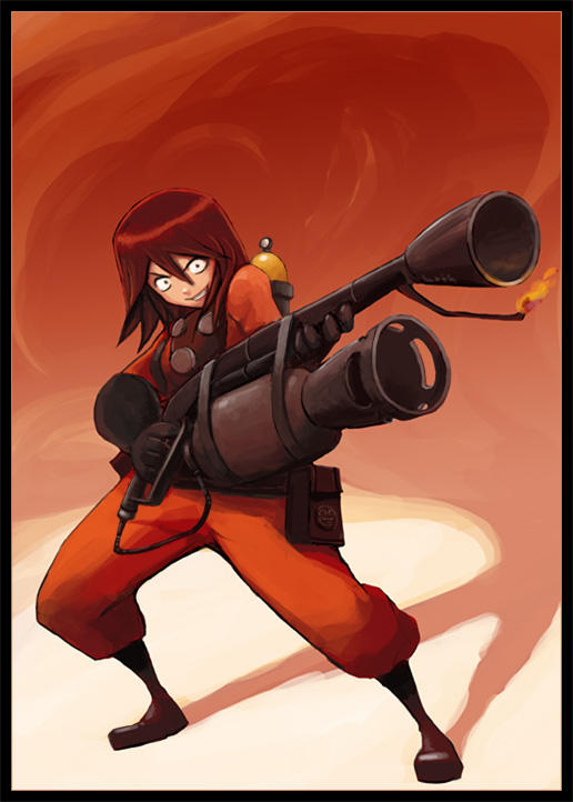 Pyro Girl by Lutherniel on DeviantArt
