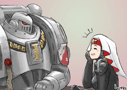 Grey Knight on a date with Sister Hospitaller