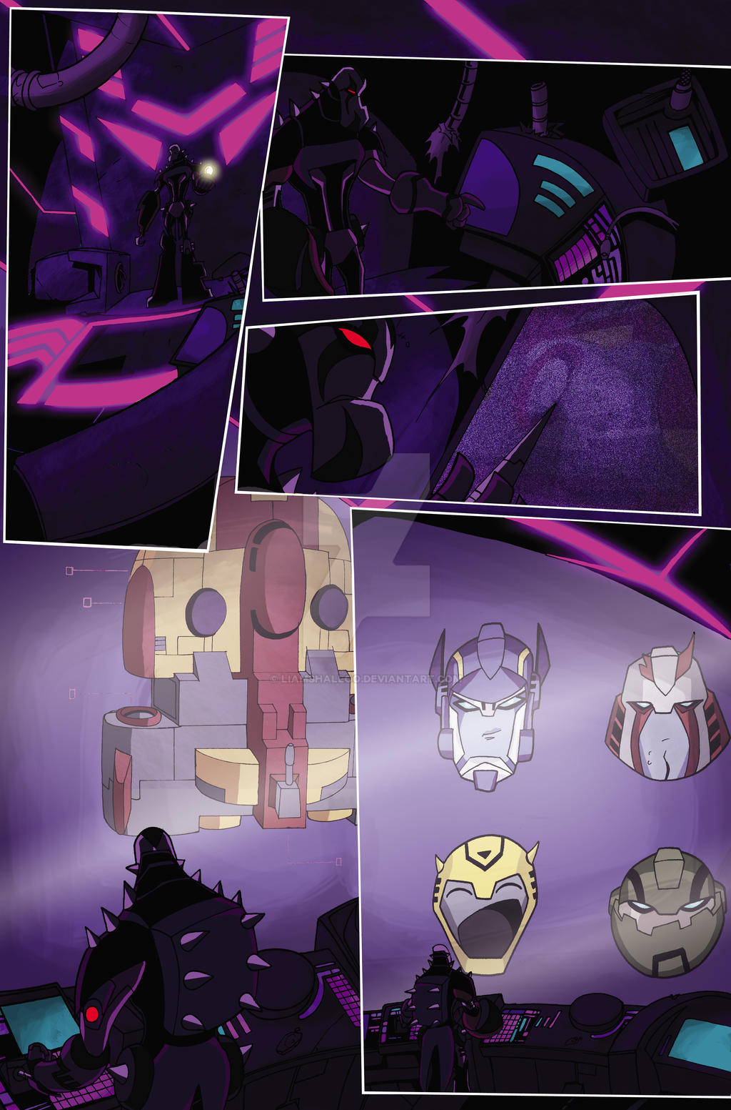Transformers Animated 4 pg 14 by LiamShalloo on DeviantArt