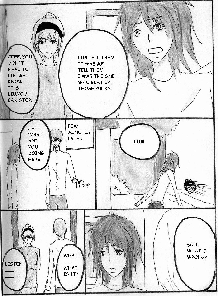 Jeff the killer story (manga) - page 7 by Mioponnu on DeviantArt