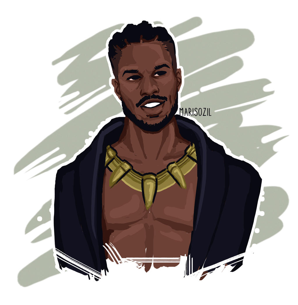 Killmonger Drawing Color Killmonger 2 by MarisozilArt on DeviantArt