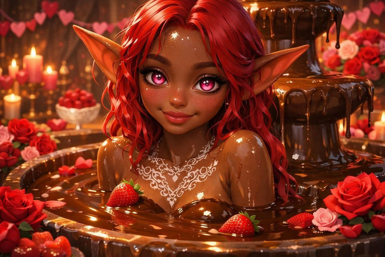 Goblin Raspberry Strawberry added to chocolate Goblin by AJEvenfall by Rand-Tor on ...