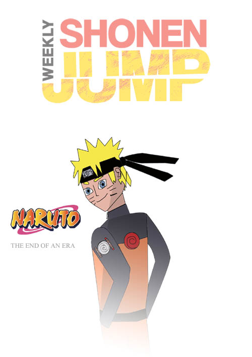 Naruto Shonen Jump Fan Art Cover (viz type)