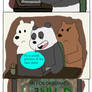 We Bare Bears Fan art Watching A Preview