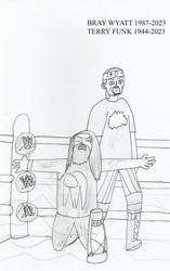 Bray Wyatt And  Terry Funk Tribute  sketch