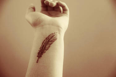 Feather tattoo