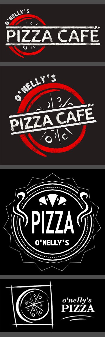 Pizza Cafe Logo designs