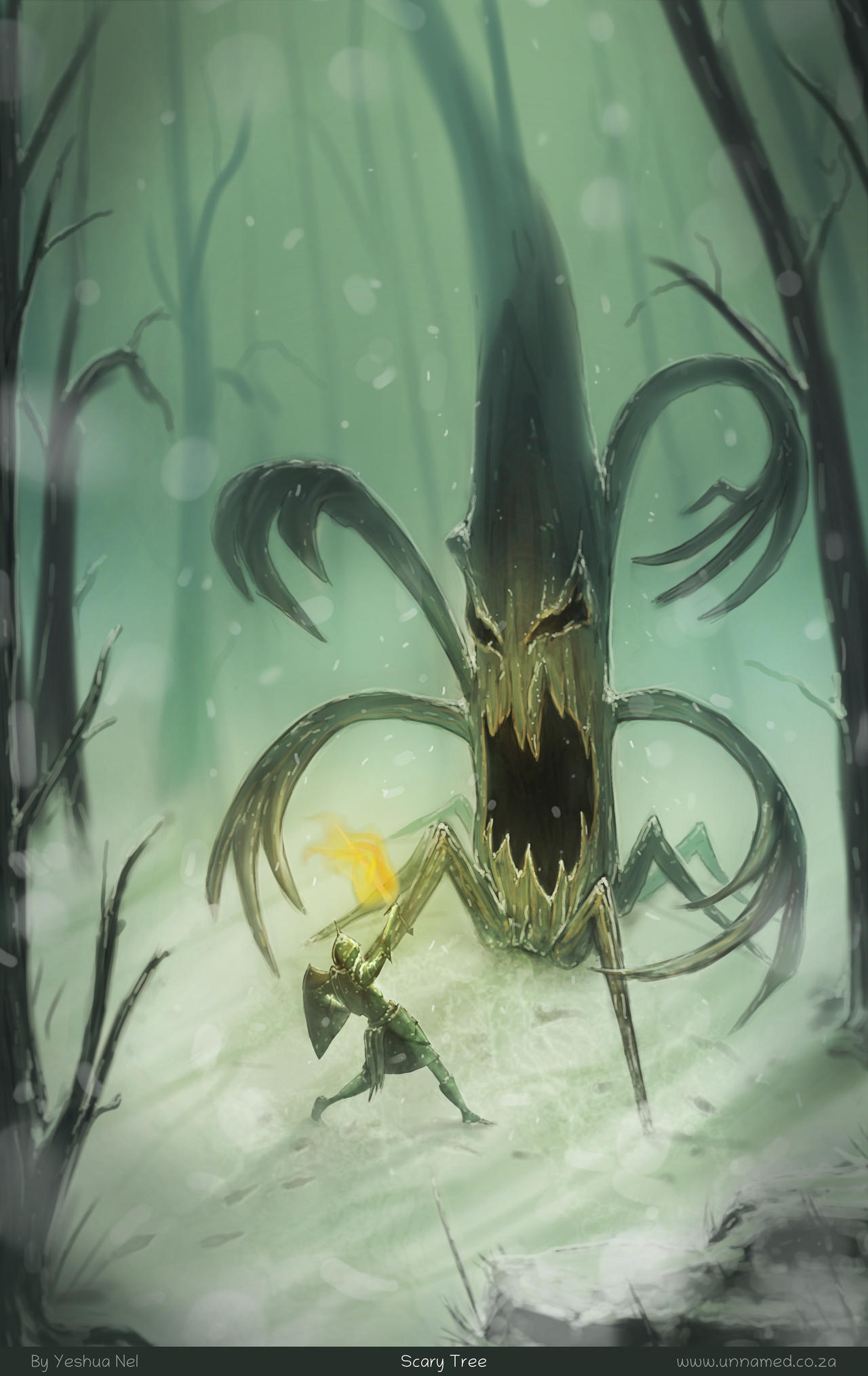 Scary Tree Character Scary Tree by YeshuaNel on DeviantArt